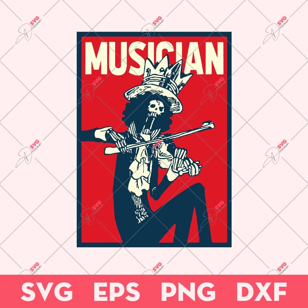 Brook The Musician SVG, One Piece SVG, Anime SVG 1 Brook The Musician SVG, One Piece SVG, Anime SVG