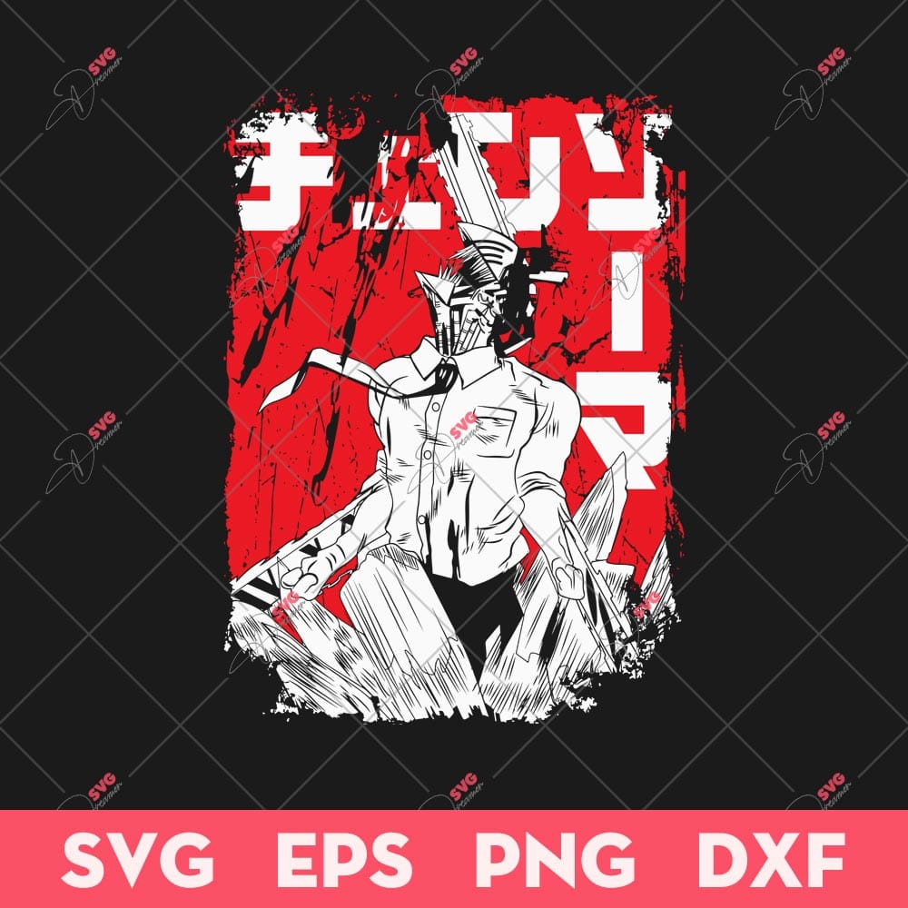 Chainsaw Man SVG, Chainsaw Man Manga SVG, Anime SVG 1 Chainsaw Man SVG, Chainsaw Man Manga SVG, Anime SVG