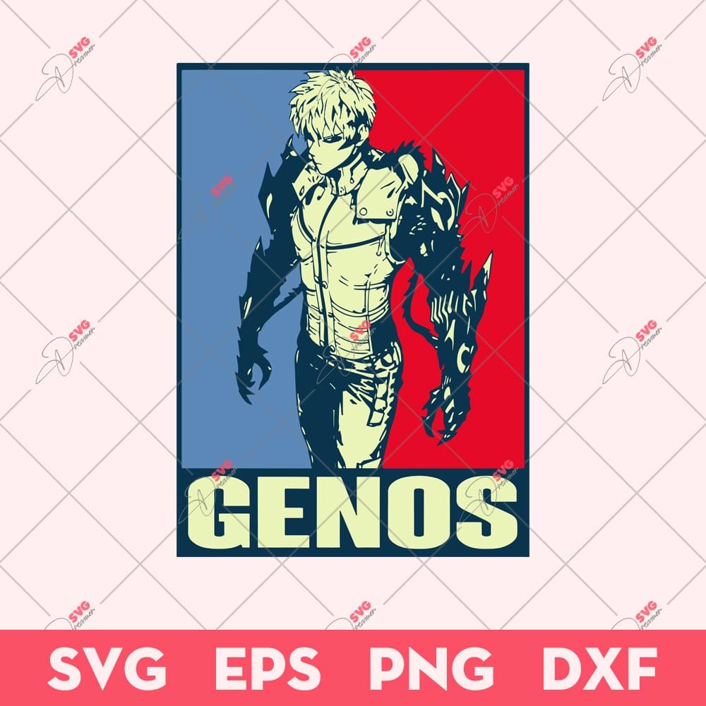 Genos Demon Cyborg SVG, One Punch Man SVG, Anime SVG 1 Genos Demon Cyborg SVG, One Punch Man SVG, Anime SVG