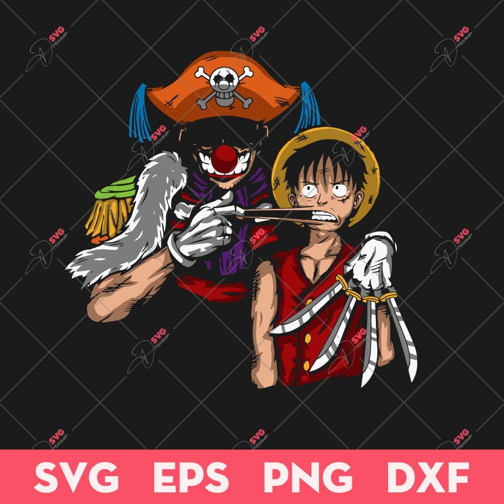 One Piece The Pirate Clown SVG, One Piece Luffy SVG, Anime SVG 1 One Piece The Pirate Clown SVG, One Piece Luffy SVG, Anime SVG