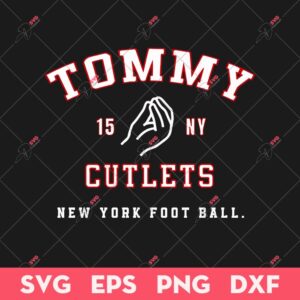 Tommy Cutlets SVG, Cutlets New York Football SVG, Tommy 15 NY SVG
