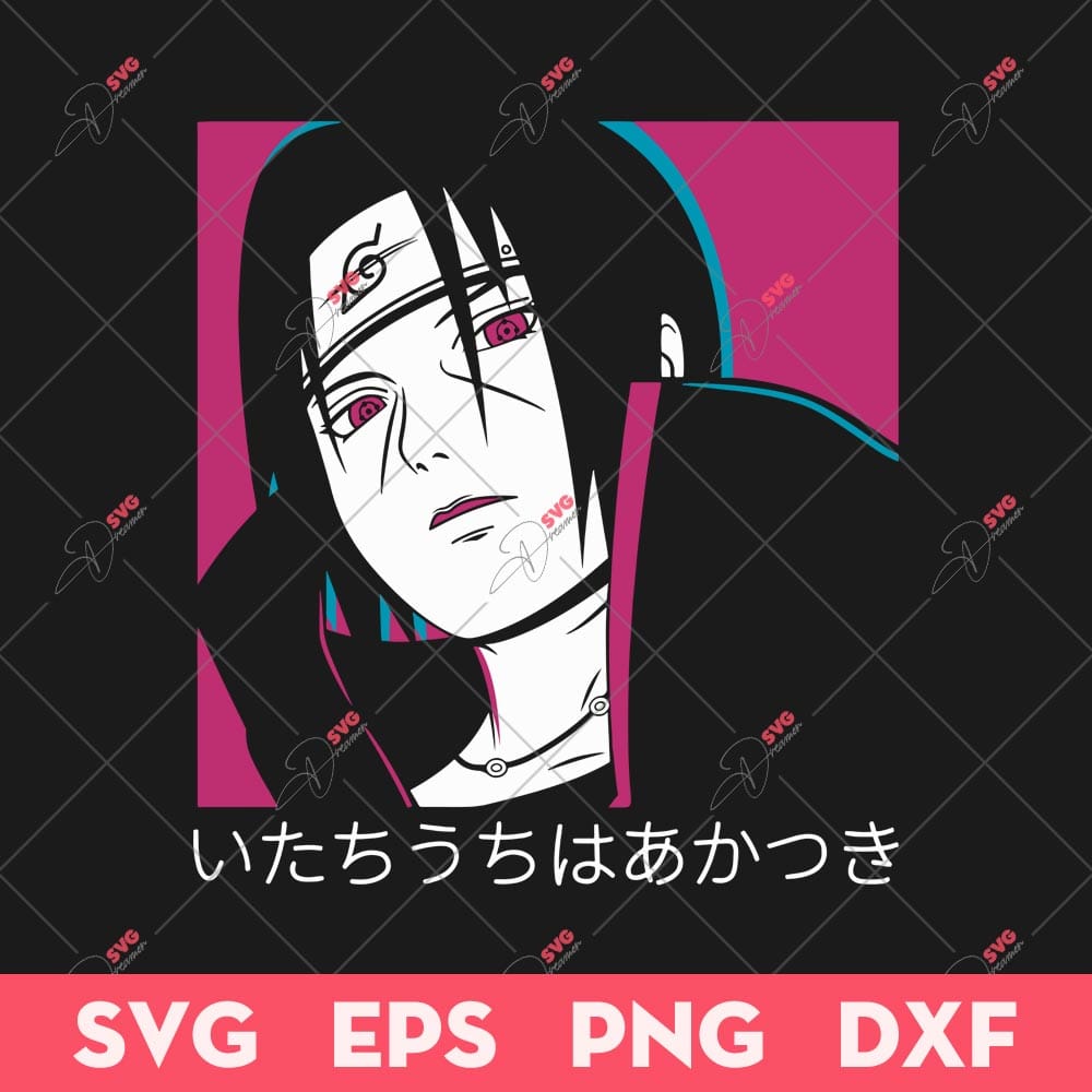 Uchiha Itachi SVG, Naruto Anime SVG, Anime SVG 1 Uchiha Itachi SVG