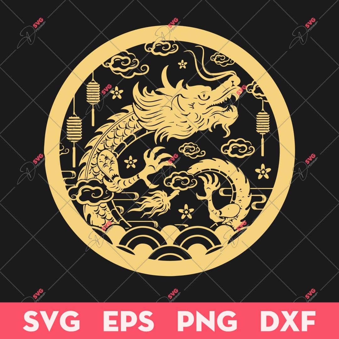 Chinese Lunar Year SVG, 2024 Year Of The Dragon SVG, Dragon 2024 SVG 1 Chinese Lunar Year SVG, 2024 Year Of The Dragon SVG, Dragon 2024 SVG