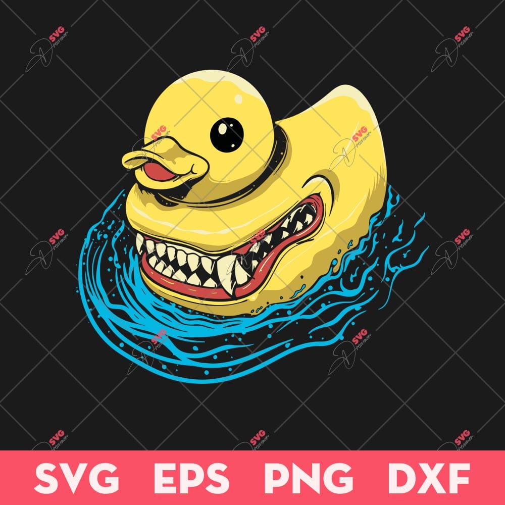 Demon Rubber Duck SVG, Funny Cool Angry Duck SVG, Animals SVG 1 Demon Rubber Duck SVG, Funny Cool Angry Duck SVG, Animals SVG