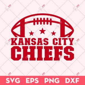 Kansas City Chiefs Football Club SVG, Kansas City Chiefs SVG, Football SVG