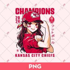 Kansas Japanese Fan Anime PNG, Kansas City Chiefs PNG, Football Club PNG