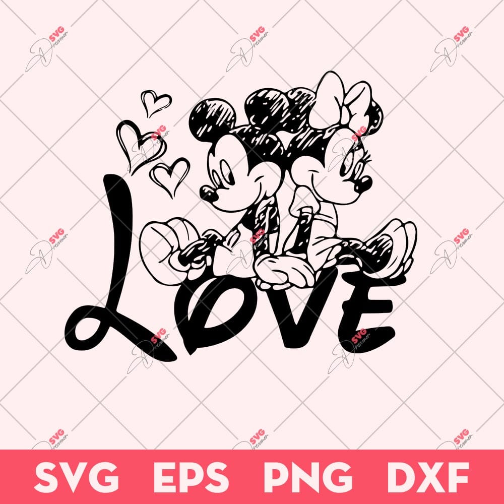 Valentine Mickey And Minnie Mouse SVG, Disney Valentine SVG, Mickey Minnie SVG 1 Valentine Mickey And Minnie Mouse SVG, Disney Valentine SVG, Mickey Minnie SVG