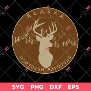 Alaska Cicely Northern Exposure SVG, Northern Exposure SVG, Northern Exposure PNG DXF EPS SVG