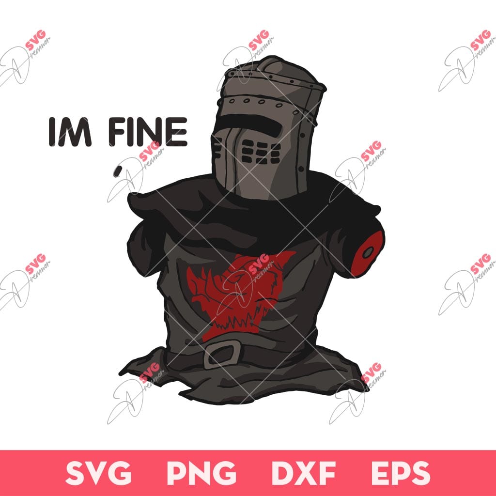 Black Knight I'm Fine SVG, Black Knight SVG, I'm Fine SVG 1 Black Knight I'm Fine SVG, Black Knight SVG, I'm Fine SVG