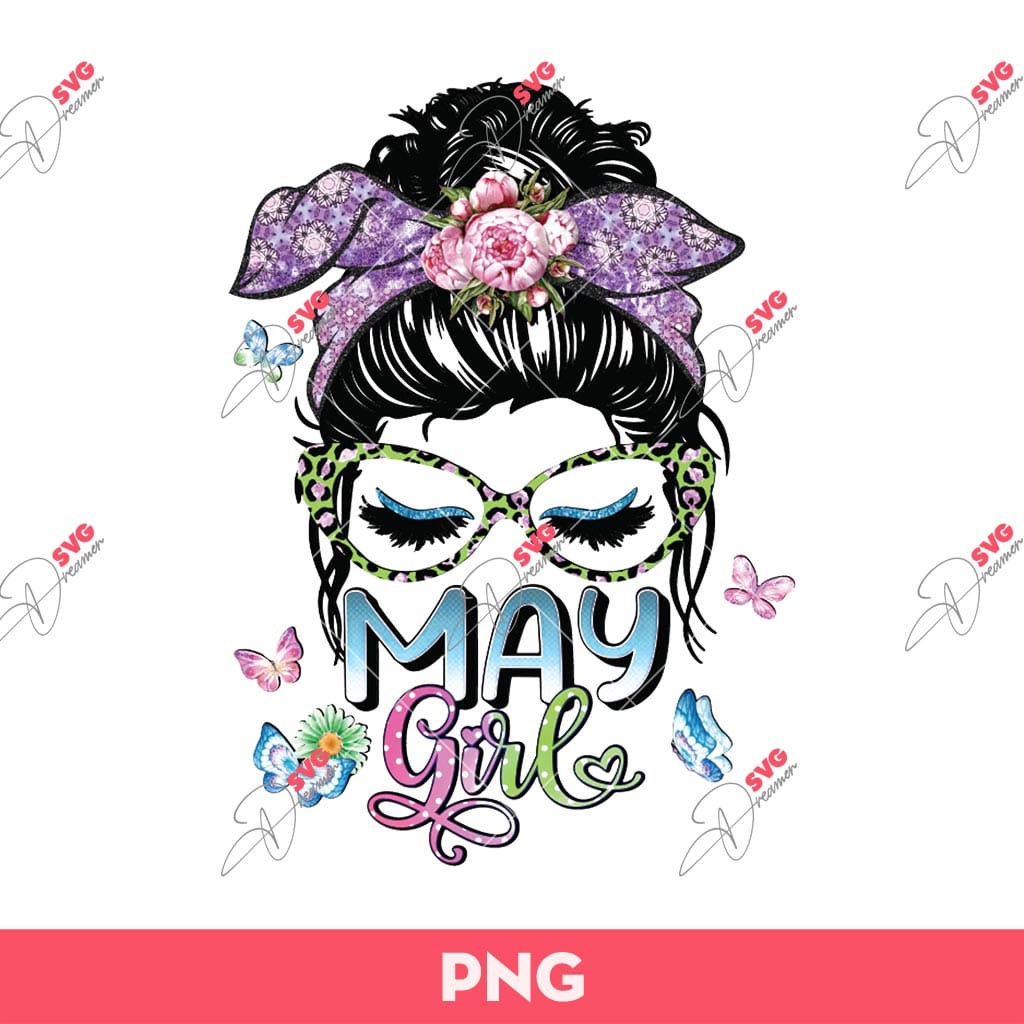 May Girl PNG, Messy Bun May Girl PNG 2 May Girl PNG, Messy Bun May Girl PNG