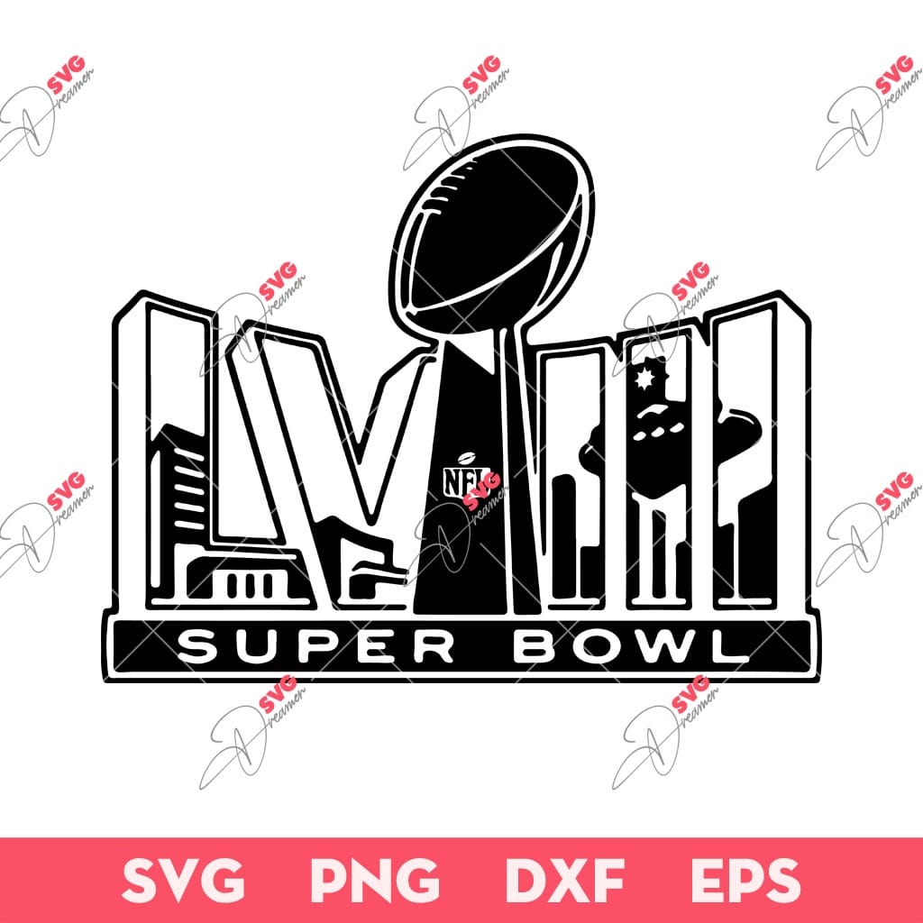 NFL SuperBowl Football SVG, Halftime Show SVG, Super Bowl LVIII 2024 SVG 1 NFL SuperBowl Football SVG, Halftime Show SVG, Super Bowl LVIII 2024 SVG