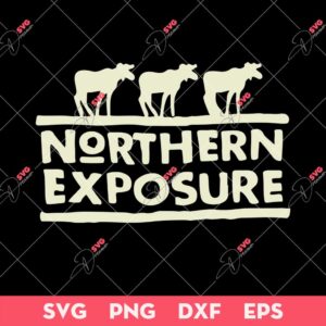 Northern Exposure SVG, Northern Exposure Distressed Texture SVG