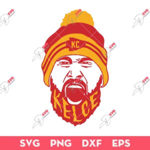 Travis Kelce KC Chiefs SVG, Kansas City Chiefs SVG, Travis Kelce SVG