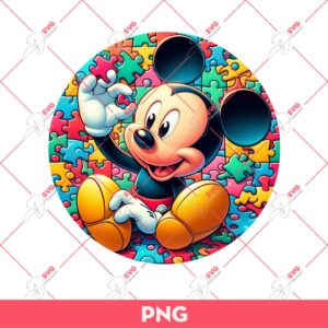 Mickey Mouse Autism PNG, Mickey Play Puzzle Game PNG, Autism Awareness Disney Mickey Mouse PNG 7 3