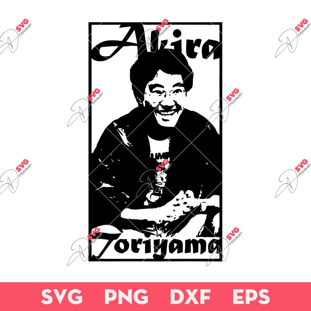 Akira Toriyama SVG, RIP Akira Toriyama SVG Silhouette 1 Akira Toriyama SVG, RIP Akira Toriyama SVG Silhouette