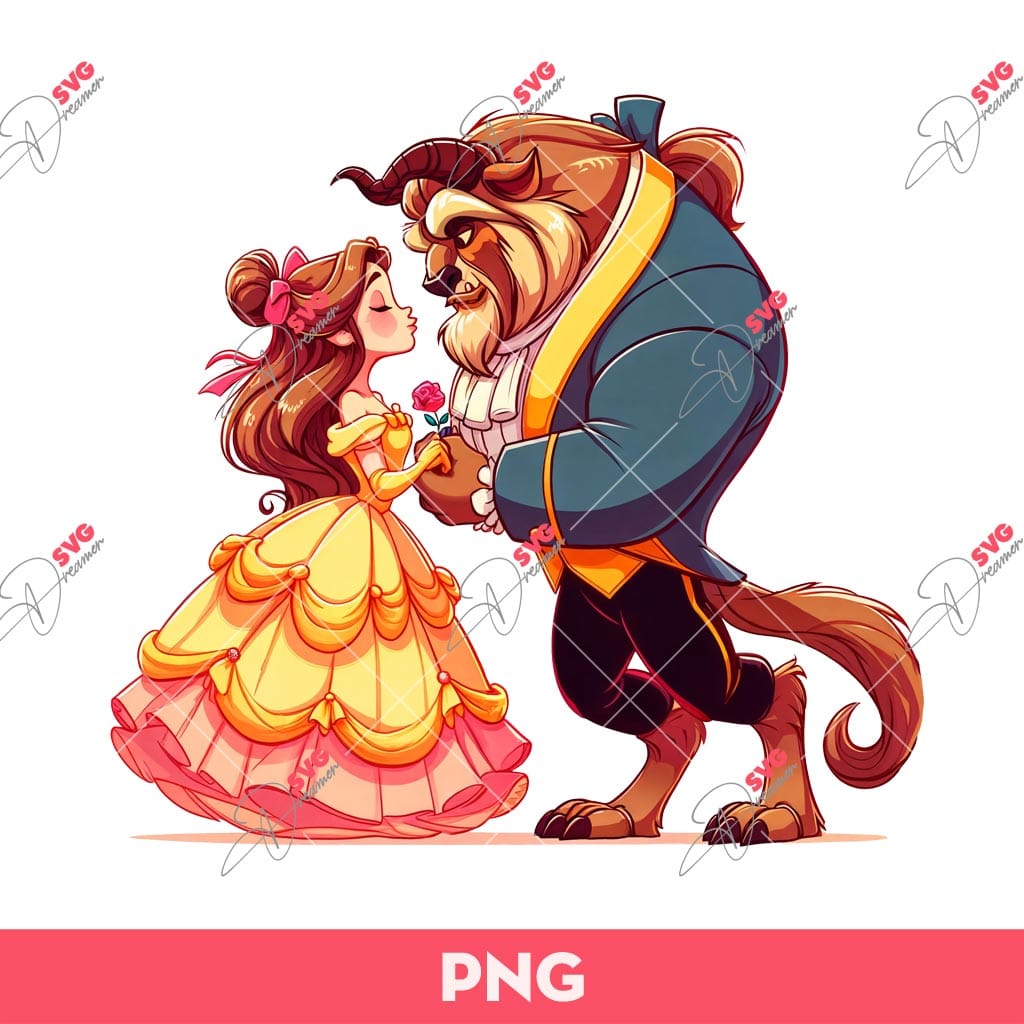 Beauty And The Beast PNG Sublimation, Princess Belle PNG Sublimation 1 Beauty And The Beast PNG Sublimation, Princess Belle PNG Sublimation