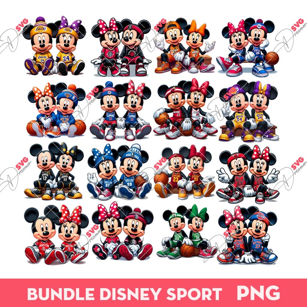 Bundle Mickey Minnie Basketball Sport PNG, Bundle Disney Basketball Teams PNG (Over 15 Designs) 1 Bundle Mickey Minnie Basketball Sport PNG, Bundle Disney Basketball Teams PNG (Over 15 Designs)