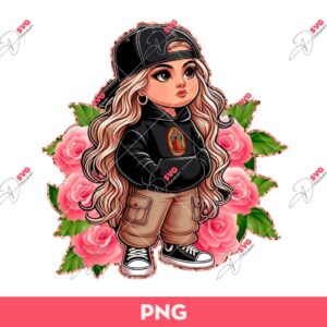 Chicana Religiosa Guera PNG, Chicano Baby Girl PNG