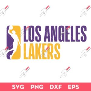 Classic LA Lakers Basketball SVG, Los Angeles Lakers SVG, LA Lakers Logo SVG PNG