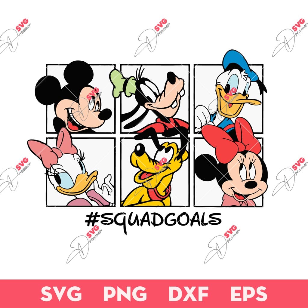 Disney Squadgoals SVG, Mickey And Friends SVG, Disney Friends Squadgoals SVG PNG 2 Disney Squadgoals SVG, Mickey And Friends SVG, Disney Friends Squadgoals SVG PNG