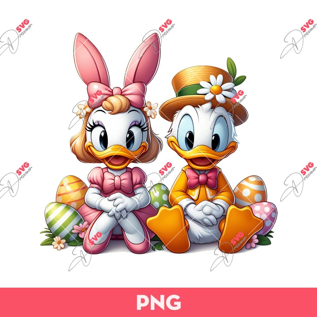 Donald And Daisy Easter PNG, Disney Happy Easter PNG, Bunny Daisy Donald Duck Easter PNG 1 Donald And Daisy Easter PNG, Disney Happy Easter PNG, Bunny Daisy Donald Duck Easter PNG