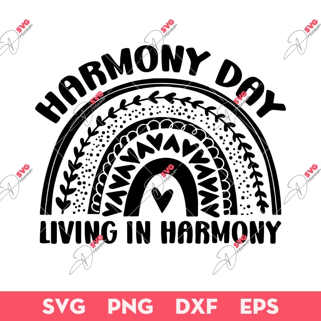 Harmony Day Living In Harmony SVG, Harmony Day Rainbow Australian SVG 1 Harmony Day Living In Harmony SVG, Harmony Day Rainbow Australian SVG