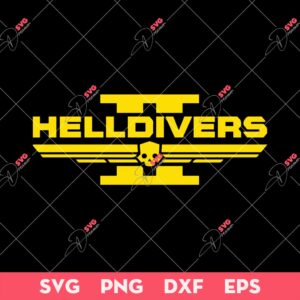 Hell Of Divers Logo SVG PNG, Helldivers 2 PlayStation Game SVG PNG