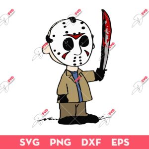 Humor Fall Halloween Jason Brown SVG, Brown Jason Voorhees SVG, Halloween SVG