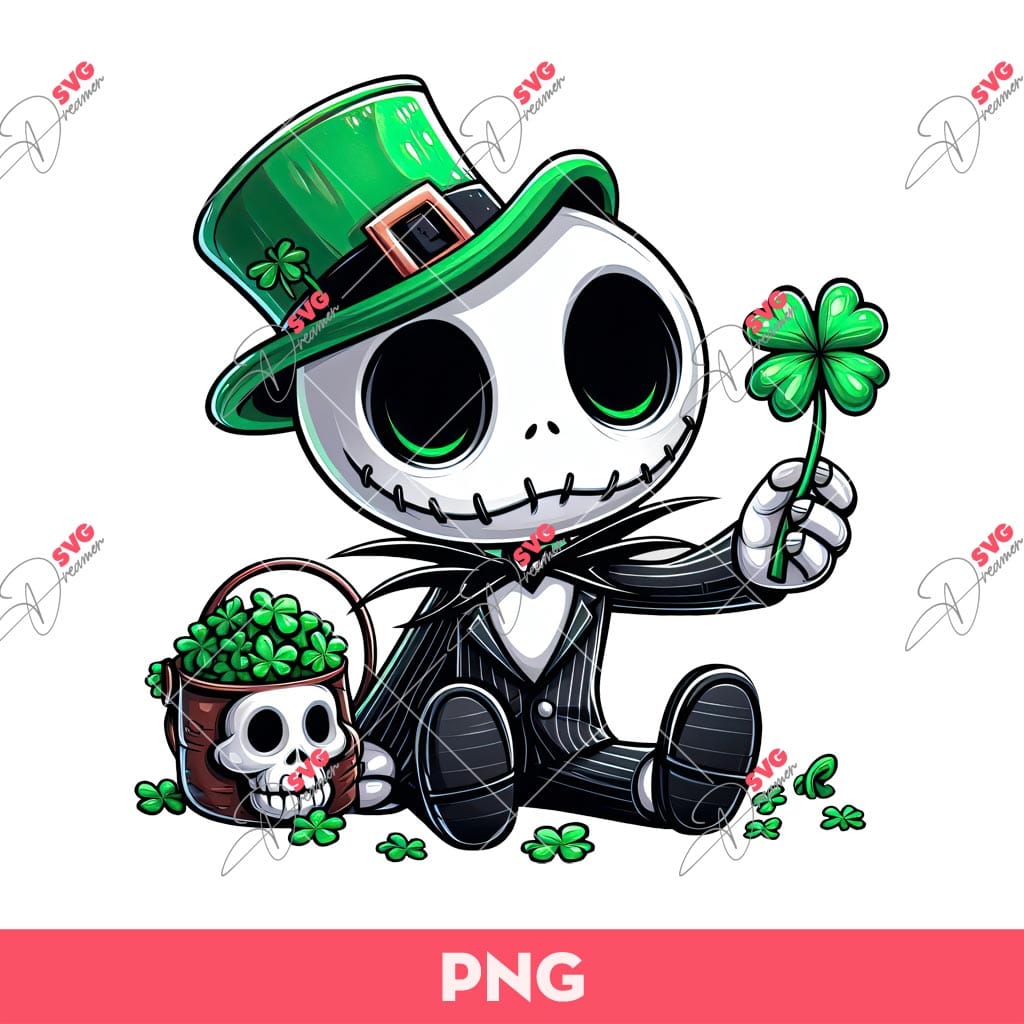 Jack Skellington St Patrick PNG, Happy Patrick's Day PNG 1 Jack Skellington St Patrick PNG, Happy Patrick's Day PNG