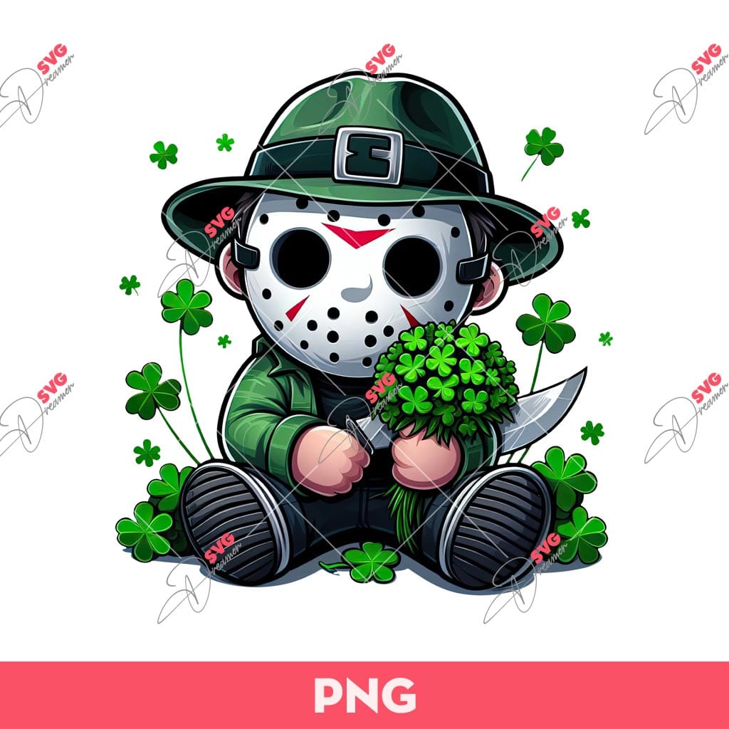 Jason Voorhees St Patricks PNG, Happy Saint Patricks Day PNG, Horror Patricks PNG 1 Jason Voorhees St Patricks PNG, Happy Saint Patricks Day PNG, Horror Patricks PNG