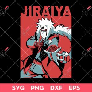 Jiraiya SVG, Naruto Anime SVG, Manga Anime SVG PNG