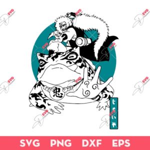 Jiraiya Sensei Naruto SVG, Naruto Anime SVG, Manga And Anime SVG