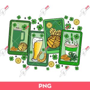 Mexican Food Lover Tarrot Card St Patricks Day PNG, St Patricks Conchita Y Cerveza PNG