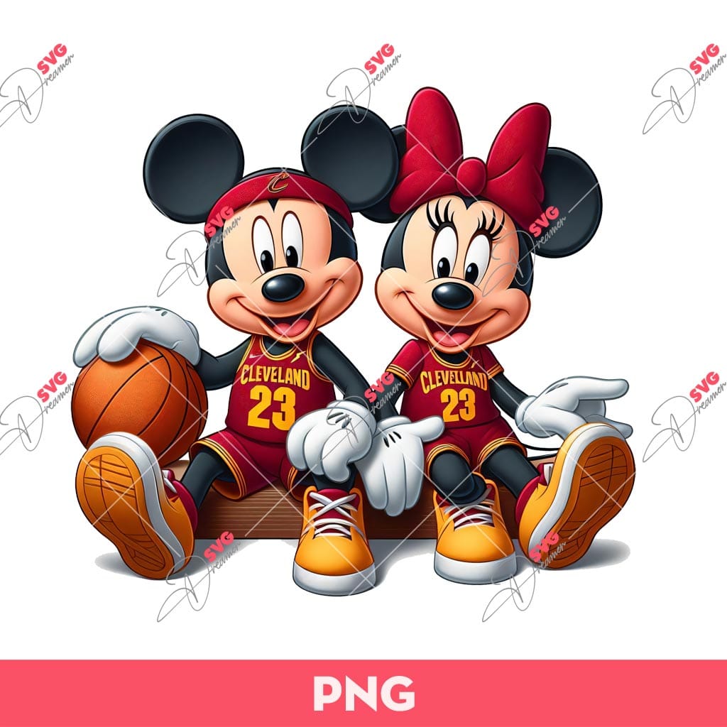 Mickey Minnie Cleveland Cavaliers Basketball PNG, Disney Mouse Basketball Team PNG 1 Mickey Minnie Cleveland Cavaliers Basketball PNG, Disney Mouse Basketball Team PNG