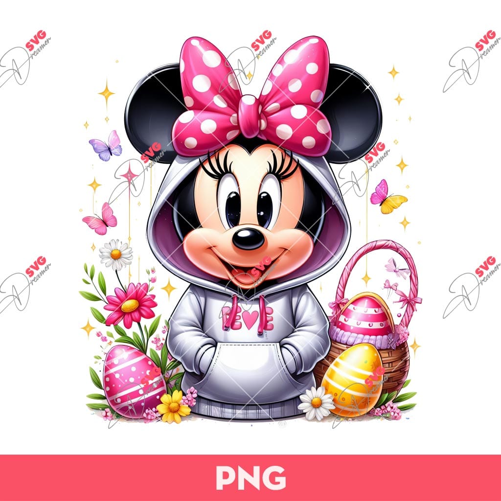 Minnie Easter PNG, Disney Minnie Mouse Happy Easter PNG 1 Minnie Easter PNG, Disney Minnie Mouse Happy Easter PNG