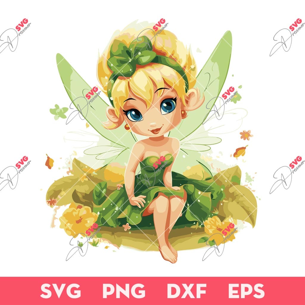 Tinkerbell Fairy SVG, Tinkerbell Chibi SVG, Cute Tinkerbell SVG PNG EPS DXF 1 Tinkerbell Fairy SVG, Tinkerbell Chibi SVG, Cute Tinkerbell SVG PNG EPS DXF