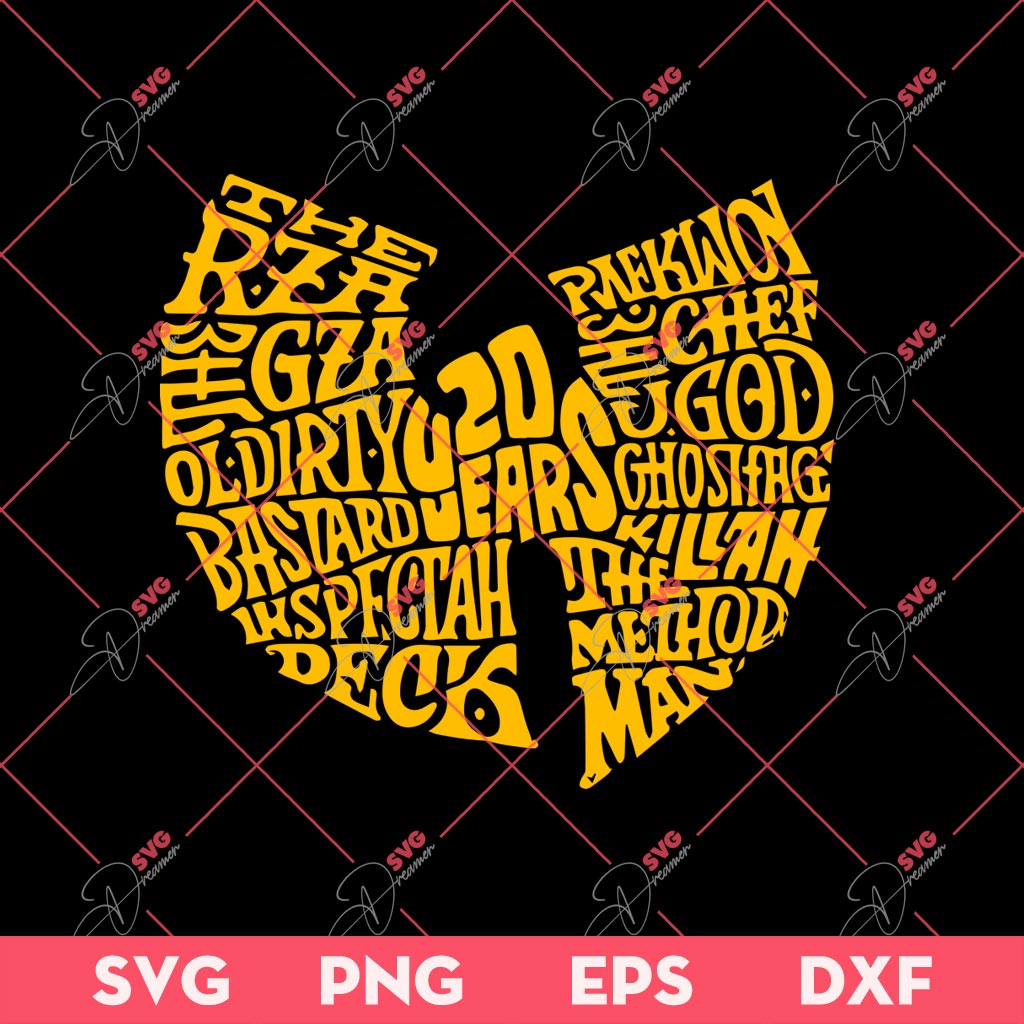 Wu-tang 20 Years SVG PNG, Wutang Clan SVG PNG, Hip Hip SVG PNG 1 Wu-tang 20 Years SVG PNG, Wutang Clan SVG PNG, Hip Hip SVG PNG