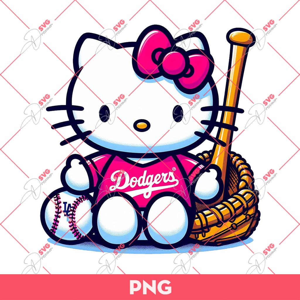 Bundle Pink Hello Kitty LA Dodgers PNG, Hello Kitty Baseball Dodgers PNG 3 Bundle Pink Hello Kitty LA Dodgers PNG, Hello Kitty Baseball Dodgers PNG