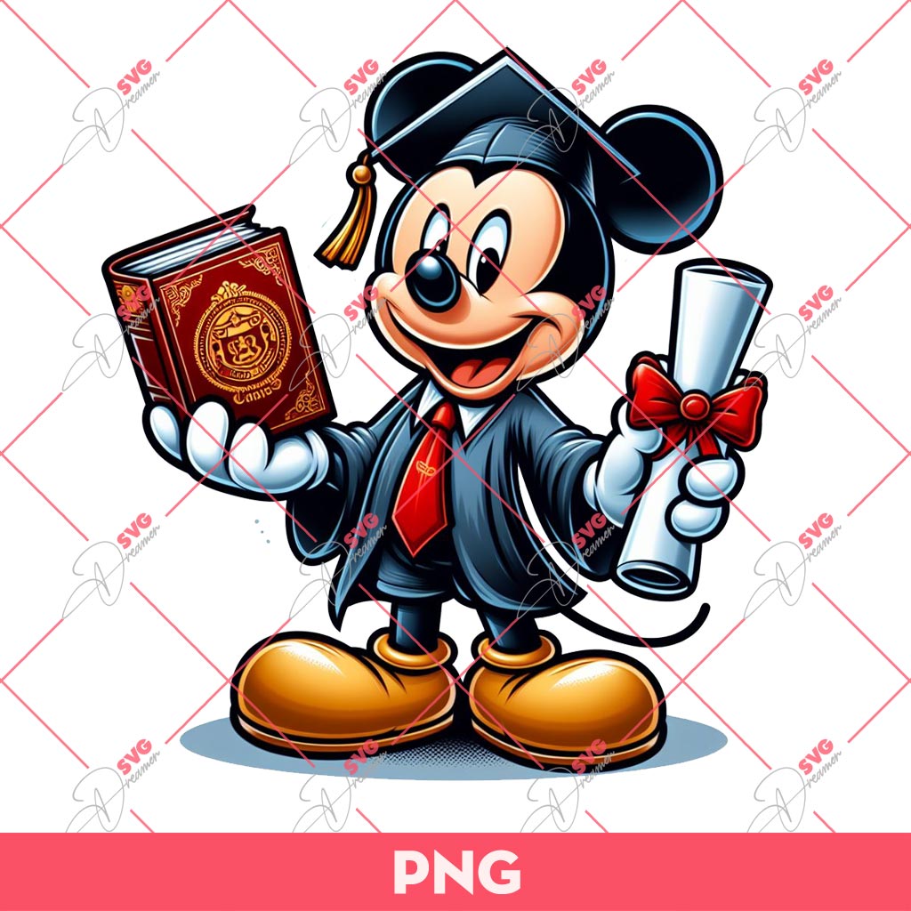 Mickey Mouse Graduation 2024 PNG, Disney Characters Senior PNG Bundle 4 Mickey Mouse Graduation 2024 PNG, Disney Characters Senior PNG Bundle