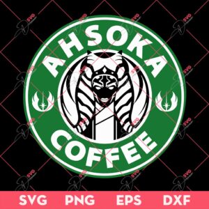 Ahsoka Coffee SVG PNG, Ahsoka Starbucks Coffee SVG PNG