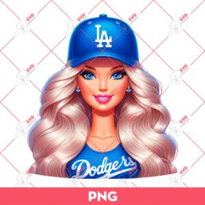 Barbie Dodgers PNG, Barbie Doll Los Angeles Dodgers PNG