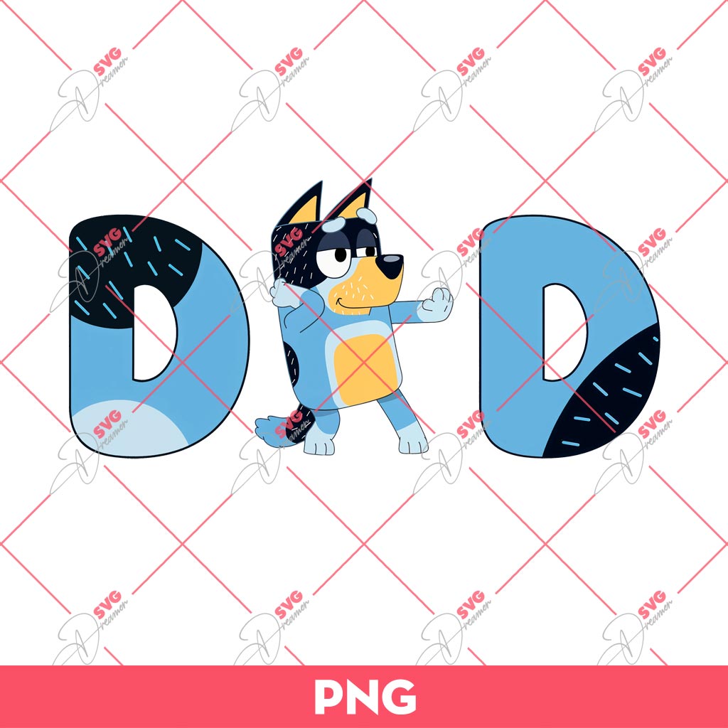 Bluey Dad PNG, Bluey And Bingo PNG, Fathers Day PNG 1 Bluey Dad PNG, Bluey And Bingo PNG, Fathers Day PNG