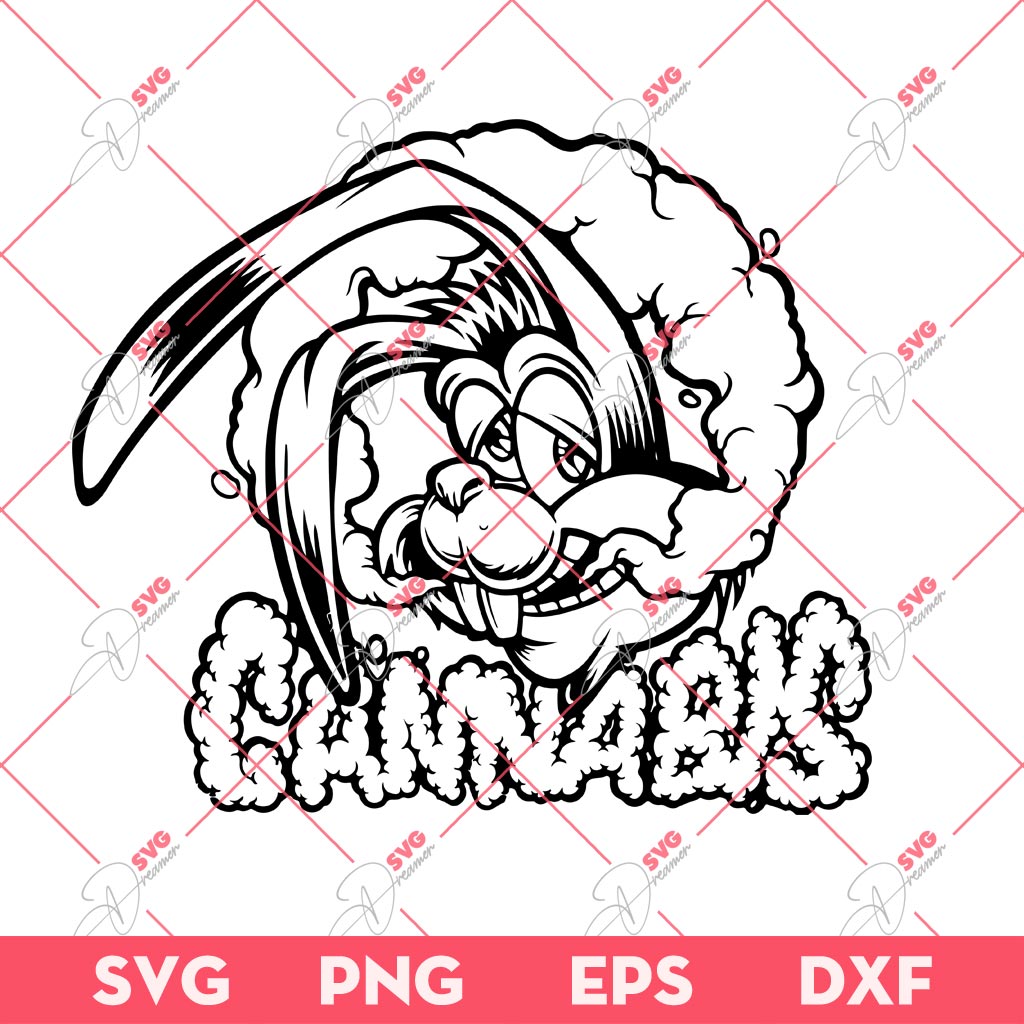 Bunny Smoking Weed SVG PNG, Rabbit Smoking Cannabis SVG, 420 Marijuana SVG 1 Bunny Smoking Weed SVG PNG, Rabbit Smoking Cannabis SVG, 420 Marijuana SVG