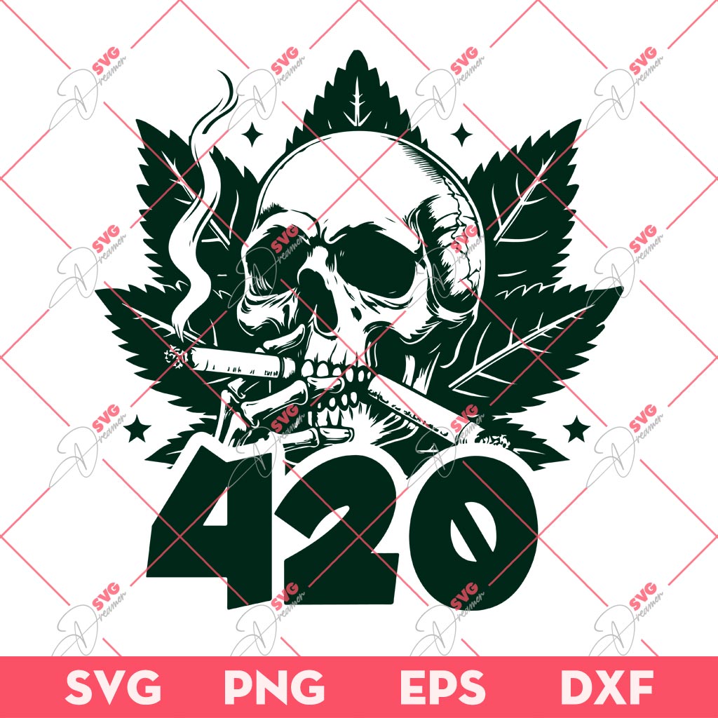 Cannabis Skull SVG PNG, Skull Smoking Weed SVG PNG, 420 Skull SVG PNG 1 Cannabis Skull SVG PNG, Skull Smoking Weed SVG PNG, 420 Skull SVG PNG