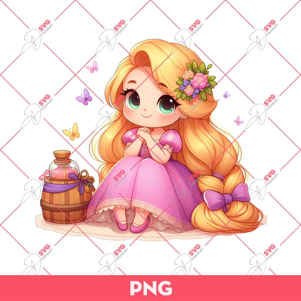 Cute Rapunzel Princess PNG, Cute Disney Princess PNG 1 Cute Rapunzel Princess PNG, Cute Disney Princess PNG