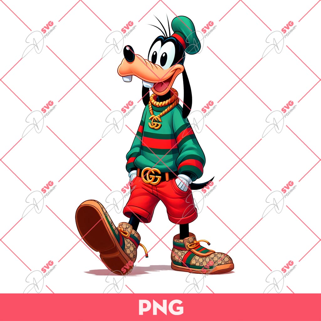 Disney Goofy Gucci PNG, Goofy Wearing Gucci Fashion PNG 1 Disney Goofy Gucci PNG, Goofy Wearing Gucci Fashion PNG