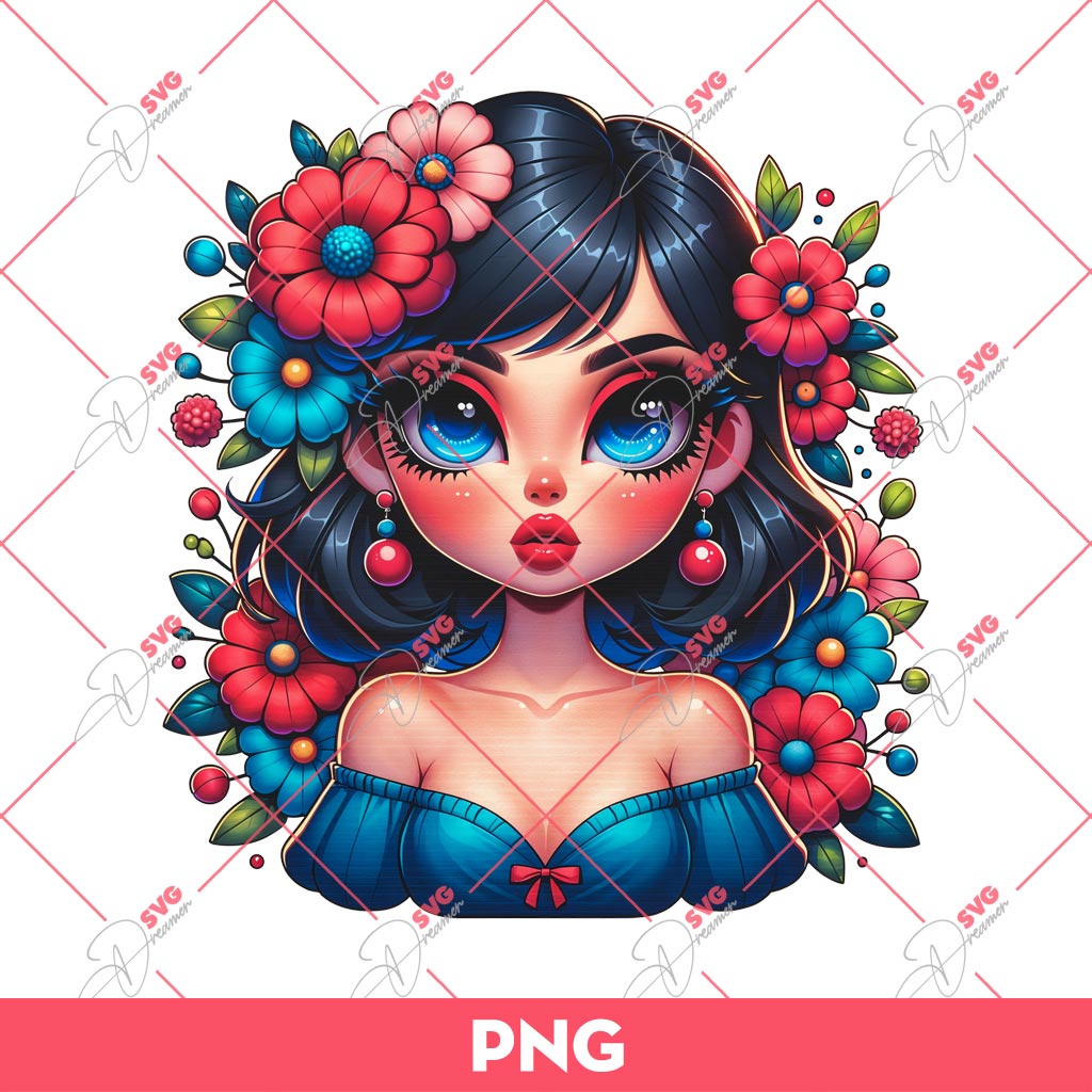 Ethereal Gaze Blue Eyed Beauty PNG 1 Ethereal Gaze Blue Eyed Beauty PNG