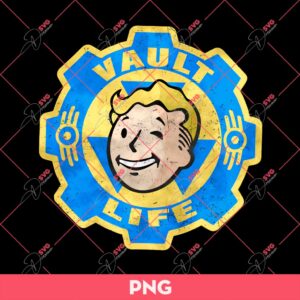 Fallout Vault Life Gamer PNG, Vault Boy Gamer PNG, Fallout PNG