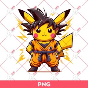 Goku Pikachu PNG, Dragon Ball Goku PNG, Pikachu Pokemon PNG