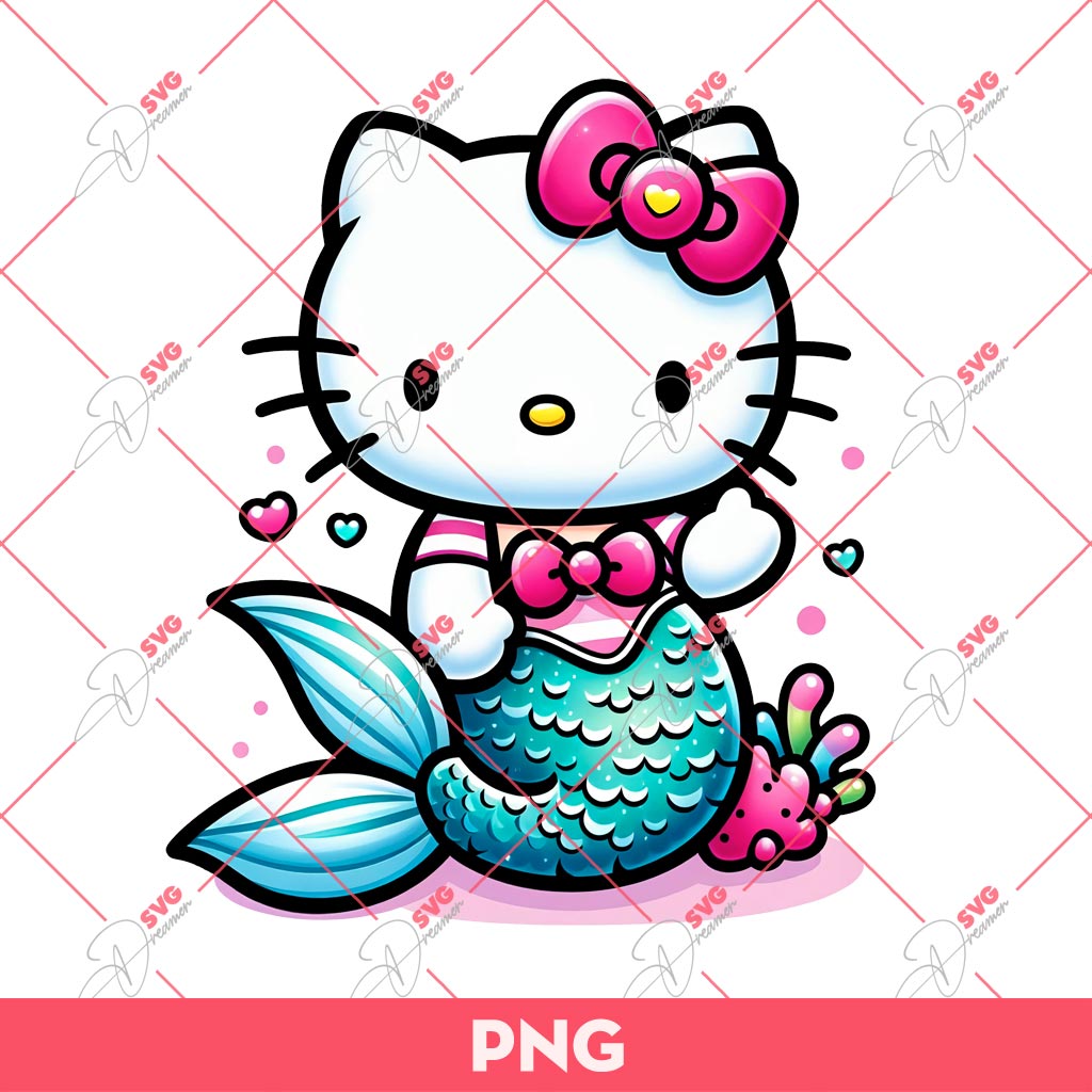 Hello Kitty Mermaid PNG, Cute Kitty Costume Mermaid PNG, Hello Kitty Dressed As A Mermaid PNG 1 Hello Kitty Mermaid PNG, Cute Kitty Costume Mermaid PNG, Hello Kitty Dressed As A Mermaid PNG